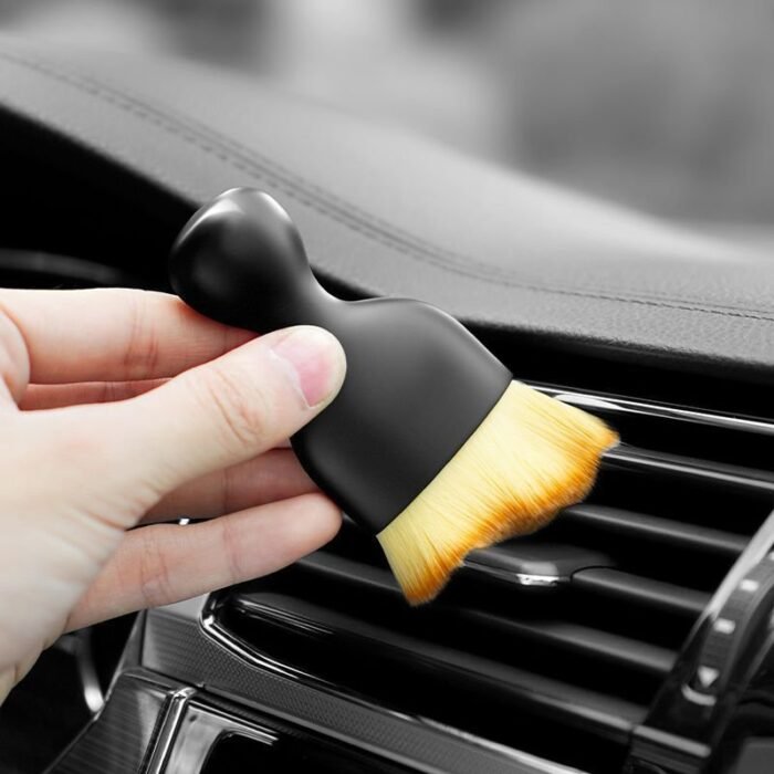 Car Interior Soft Bristle Brush, Dust Brush Car Wash Tool Car Interior Air Conditioner Vent Cleaning Brush Dust Removal Artifact - Image 4