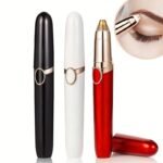 1Pc Rechargeable Eyebrow Razor, Usb Charging Mechanical Shaving Hair Remover, Flawless Painless Facial Hair Trimmer For Women & Men, Anti-Clockwise Rotation, ?36V Operation - Image 4
