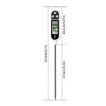 1Pc Digital Kitchen Thermometer - Get Perfectly Cooked Meals, Suitable For Outdoor And Home Cooking - Image 3