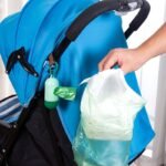 1Pc Stroller Travel Diaper Bag Dispenser And Diaper Disposal Bags, Baby Stroller Hanging Garbage Bag Dispenser & 3 Rolls Trash Bags