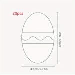 20/40/100Pcs Baby Bathing Waterproof Ear Sticker, Baby Shower Ear Covers, Ear Protectors Children Shower Bathing Ear Cover - Image 4