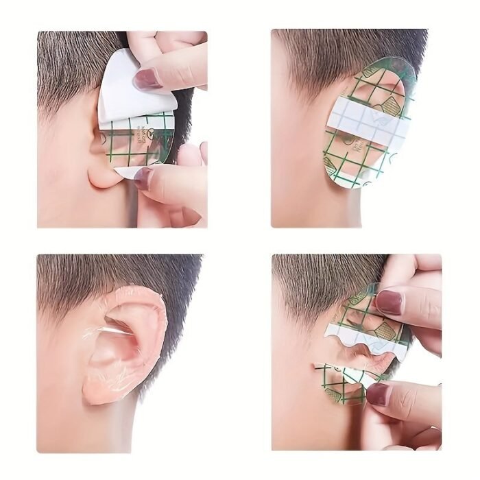 20/40/100Pcs Baby Bathing Waterproof Ear Sticker, Baby Shower Ear Covers, Ear Protectors Children Shower Bathing Ear Cover - Image 9