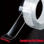 1Pc Transparent Nano Tape Washable Reusable Double-Sided Tape Adhesive Nano Traceless Sticker Removable Universal Disks Glue - Image 8