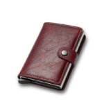 1Pc Men'S Aluminium Alloy Rfid Wallet With Carbon Fiber Pattern, Credit Cards For Men Und Women, Rfid Mini Business Card Holder - Image 13