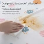 1Pc Dust Cover Microwave Cover Refrigerator Dust Cover Universal Oven Cover Nordic Oil-Proof Beauty Refrigerator Washing Machine Fabric Cover Cloth Cover Towel - Image 2