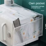 1Pc Dust Cover Microwave Cover Refrigerator Dust Cover Universal Oven Cover Nordic Oil-Proof Beauty Refrigerator Washing Machine Fabric Cover Cloth Cover Towel