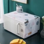 1Pc Dust Cover Microwave Cover Refrigerator Dust Cover Universal Oven Cover Nordic Oil-Proof Beauty Refrigerator Washing Machine Fabric Cover Cloth Cover Towel - Image 5