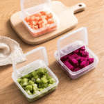 1Pc Transparent Plastic Butter & Cheese Storage Box - Portable Fridge Organizer With Easy-Access Hinged Lid For Fresh Kitchen Organization, Food Preservation|Hinged Lid Design|Durable Container, Fridge Organizers And Storage - Image 6