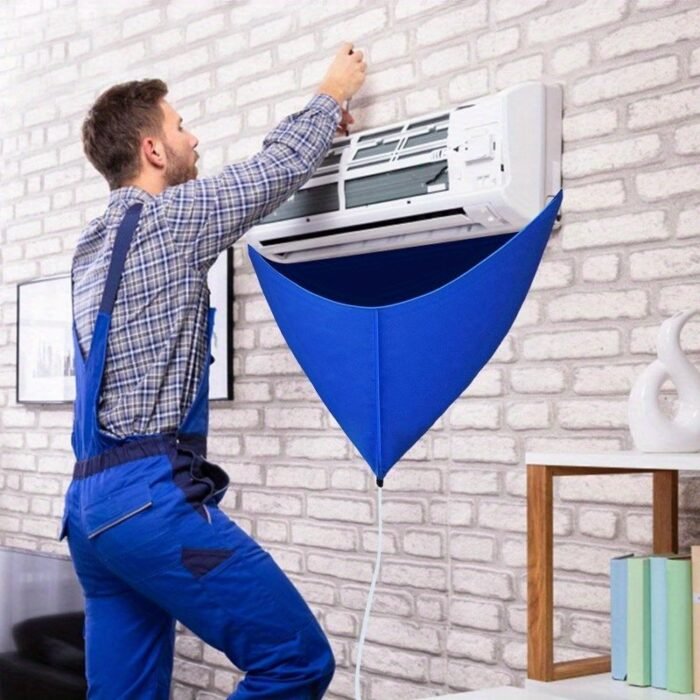 Split Air Conditioning Service Bag With Water Pipe Split Air Conditioning Cleaning Cover Split Air Conditioning Unit Cleaning Bag - Image 4