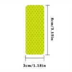 10Pcs Car Bumper Reflective Safety Strip Stickers, Enhance Your Night Driving Security & Style - Image 2