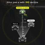 10Pcs Car Bumper Reflective Safety Strip Stickers, Enhance Your Night Driving Security & Style - Image 8