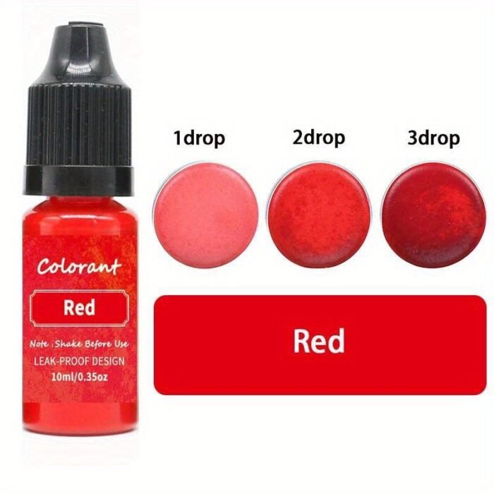 10Ml/Bottle Candle Dyes Pigment Liquid Colorant Resin Coloring Dye Pigments For Diy Candle Making Epoxy Resin Craft Making - Image 3