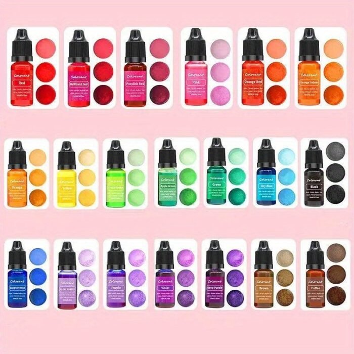 10Ml/Bottle Candle Dyes Pigment Liquid Colorant Resin Coloring Dye Pigments For Diy Candle Making Epoxy Resin Craft Making - Image 2