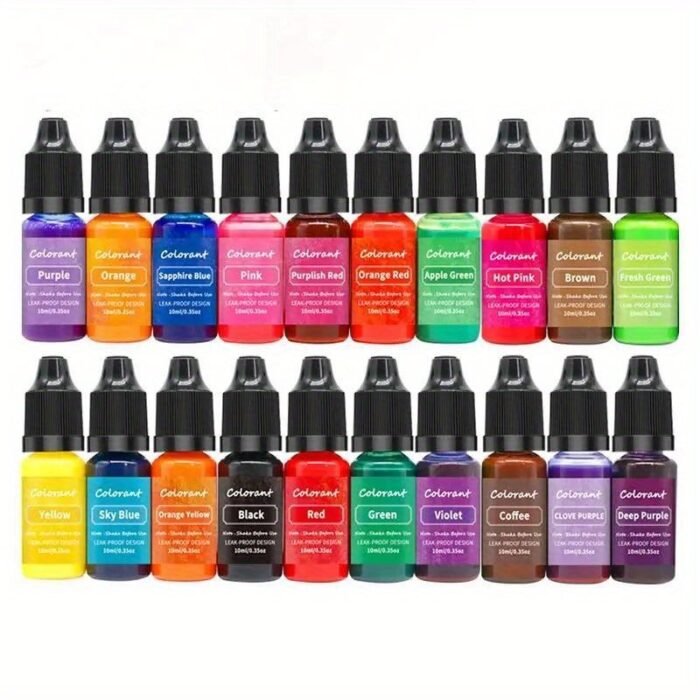 10Ml/Bottle Candle Dyes Pigment Liquid Colorant Resin Coloring Dye Pigments For Diy Candle Making Epoxy Resin Craft Making - Image 12