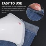 1 Roll - 60M White Double-Sided Non-Woven Interlining Adhesive Tape, Iron-On Hemming Tape For Pants & Clothes - Waterproof, Easy Edge Shortening & Repair Solution, Ideal For Diy Sewing Projects, Clothing Repair|Diy Fashion Accessory|Adhesive Hem Tape - Image 2