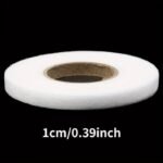 1 Roll - 60M White Double-Sided Non-Woven Interlining Adhesive Tape, Iron-On Hemming Tape For Pants & Clothes - Waterproof, Easy Edge Shortening & Repair Solution, Ideal For Diy Sewing Projects, Clothing Repair|Diy Fashion Accessory|Adhesive Hem Tape - Image 3