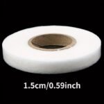 1 Roll - 60M White Double-Sided Non-Woven Interlining Adhesive Tape, Iron-On Hemming Tape For Pants & Clothes - Waterproof, Easy Edge Shortening & Repair Solution, Ideal For Diy Sewing Projects, Clothing Repair|Diy Fashion Accessory|Adhesive Hem Tape - Image 6
