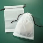 5Pcs Semitransparent Drawstring Shoes Bags, Portable Clothing And Towel Organizer, Perfect Shoes Protector Bags For Travel Use - Image 4