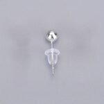 100Pcs/200Pcs/Pack Bullet Ear Clog Earrings Pin Backs Ear Stud Accessories Silicone Ear Plug Ear Stud Ear Clog Transparent Leather Clog Bullet Earring Plug - Image 13