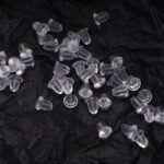 100Pcs/200Pcs/Pack Bullet Ear Clog Earrings Pin Backs Ear Stud Accessories Silicone Ear Plug Ear Stud Ear Clog Transparent Leather Clog Bullet Earring Plug - Image 14