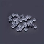100Pcs/200Pcs/Pack Bullet Ear Clog Earrings Pin Backs Ear Stud Accessories Silicone Ear Plug Ear Stud Ear Clog Transparent Leather Clog Bullet Earring Plug - Image 4