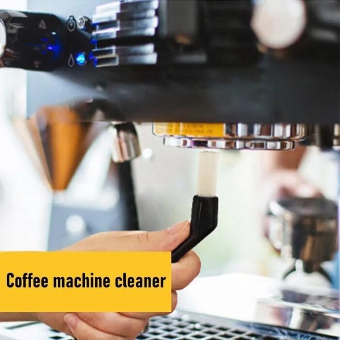 Ergonomic Espresso Machine Cleaning Brush With Plastic Handle, Keyboard And Coffee Grime Remover Tool, 14.0Cm - Image 4