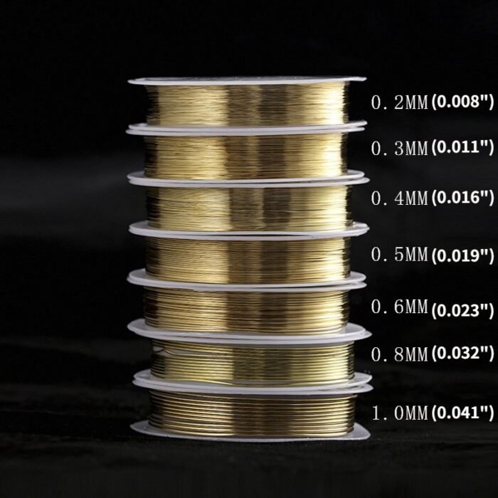 1 Roll 0.2/0.3/0.4/0.5/0.6/0.7/0.8/1Mm Sturdy Copper Wire Beading Wire For Bracelet Necklace Diy Jewelry Making Accessories - Image 15