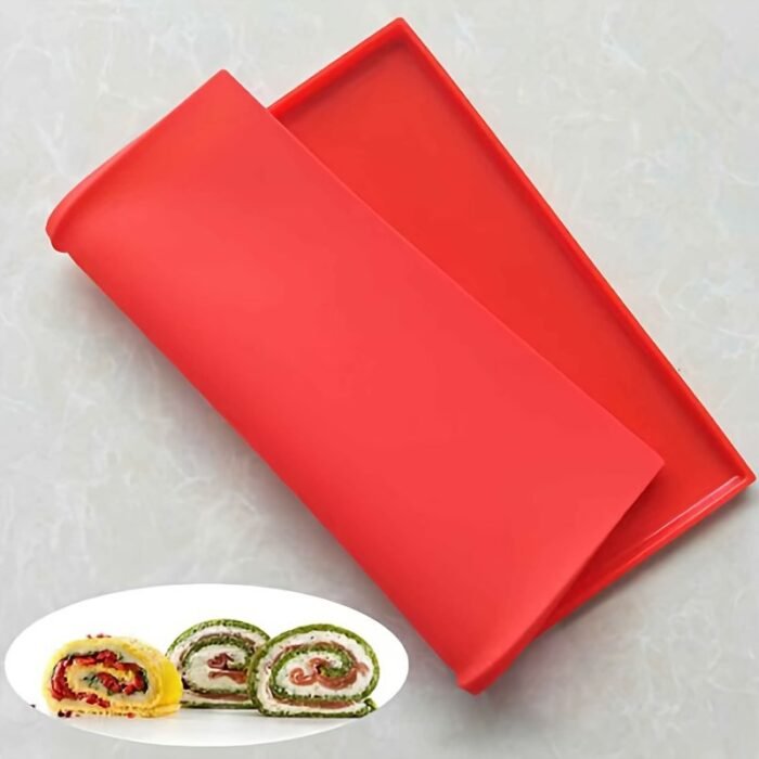 1Pc, Swiss Roll Cake Mat 30.99Cm X 25.98Cm, Silicone Swiss Roll Mold, Baking Tools, Kitchen Gadgets, Kitchen Accessories - Image 3