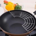 Versatile 304 Stainless Steel Semi-Circular Rack For Bbq, Frying & Steaming - Oil Draining And Insulation Design - Image 9