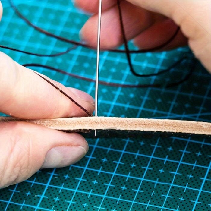 12Pcs Self-Threading Sewing Needles - Easy Thread Side Opening, Multi-Size For Hand Stitching & Darning, Durable Metallic Finish, Perfect For Beginners & Experts Alike, Sewing Accessories - Image 7