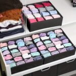 1Pc 24 Cells Sock Underwear Organizer Divider, Fabric Foldable Cabinet Closet Organizer And Storage Box, For Storing Socks, Underwear, Ties Halloween, Christmas Gift - Image 5