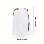 5 Pcs Travel Shoes Storage Pouches, Lightweight Drawstring Bags, Dustproof Foldable Bags - Image 4