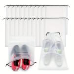 5 Pcs Travel Shoes Storage Pouches, Lightweight Drawstring Bags, Dustproof Foldable Bags - Image 8