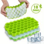 1Pc/4Pcs Honeycomb Silicone Ice Tray - 37 Grids Hexagon Ice Cube Mold, For Perfect Shaped Ice Cubes And Ice Balls, For Home Kitchen - Image 4