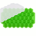 1Pc/4Pcs Honeycomb Silicone Ice Tray - 37 Grids Hexagon Ice Cube Mold, For Perfect Shaped Ice Cubes And Ice Balls, For Home Kitchen - Image 3