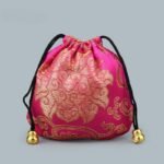 1Pc Lucky Drawstring Bag, Mini Pouch, Bead Bracelet Bag, Jewelry Ornament Bag, Auspicious Cloud Designed Lucky Bag, Small Gift Pouch - Image 17
