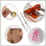 1Pc Durable Elastic Band Clip & Needle Guide - Easy-To-Use Sewing Tool For Diy Projects, Trouser Belts | White, Time-Saving & Versatile With High-Quality Clips, Sewing Accessories - Image 3