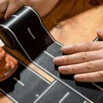 1 Roll Highway Washi Tape, Paper Material, Creative Transportation Railway Road Parking Lot Design, Masking Tapes For Arts Diy Crafts, Vehicle Car Themed Party Supplies - Image 4