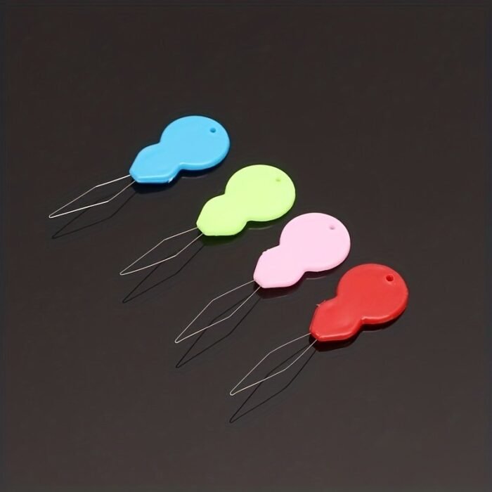10Pcs Sewing Ease Plastic Needle Threaders, Durable & Vibrant, Assorted Colors, For Hand & Machine Sewing, Quilting & Crafting Helper - Image 5