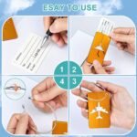 5Pcs Aluminum Alloy Luggage Tags Set, With Secure Steel Loop, Sturdy & Stylish, Perfect For Easy Identificationneeds - Image 11