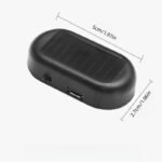 1Pc/2Pcs Solar Anti-Theft Lights, Led Indoor Breathable Decorative Lights, Simulation Lights, Convenient Usb Charging - Image 2