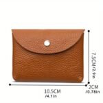 1Pc Mini Minimalist Coin Purse, Elegant Small Wallet For Cards And Keys, Women'S Coin Pouch - Image 4