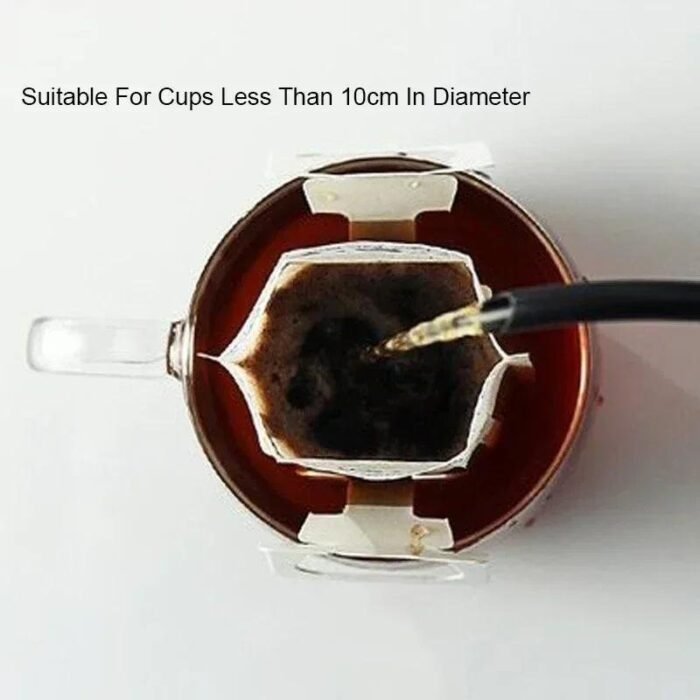 20/50Pcs Disposable Coffee Filter Paper Bags With Handles - Drip-Proof, High-Quality, Perfect For Espresso & Tea, Ideal For Home, Office, Or Commercial Use, Coffee Accessories - Image 8