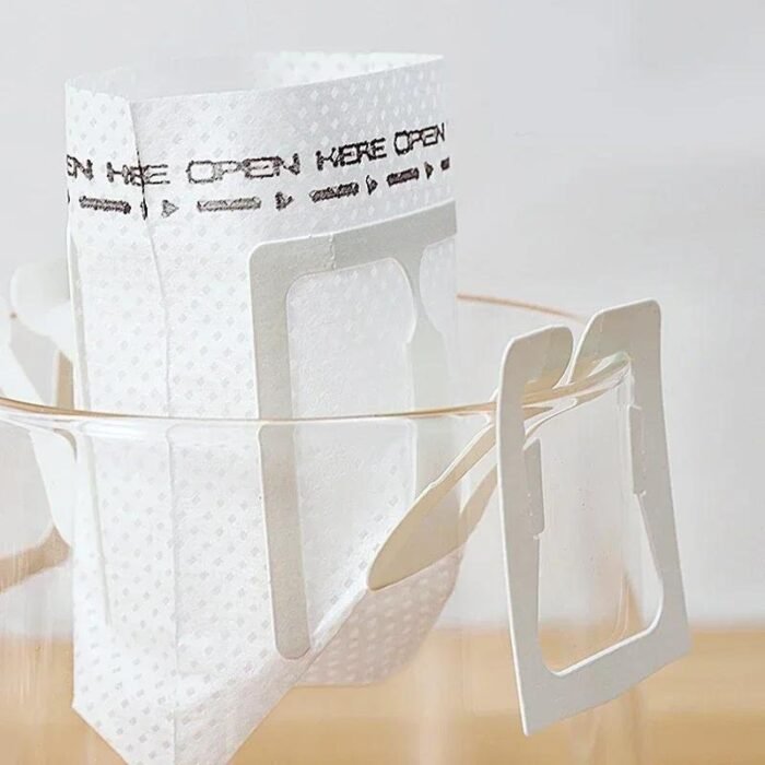 20/50Pcs Disposable Coffee Filter Paper Bags With Handles - Drip-Proof, High-Quality, Perfect For Espresso & Tea, Ideal For Home, Office, Or Commercial Use, Coffee Accessories - Image 6