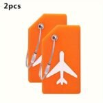 2 Silicone Luggage Tags Travel Luggage Tote Bag Backpack Suitcase Musical Instrument Tags Fun And Cute - Image 3