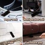 1Pc Dryer Vent Cleaning Kit With Lint Brush, Flexible Crevice Brush, And Washing Machine Brush - Versatile Home Essential For Complete Cleaning - Image 5