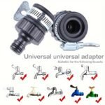 Universal Quick-Connect Rotating Hose Adapter Nipple Set - Durable Plastic, Easy-Fit For Car Wash & Garden Irrigation, Compatible In Europe & America (1Pc) - Image 6