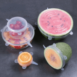 6Pcs Silicone Stretch Lids, Reusable Durable Food Storage Lids For Bowls, 6 Different Sizes To Fit Most Containers, Dishwasher And Refrigerator Safe Storage, Kitchen Supplies - Image 6