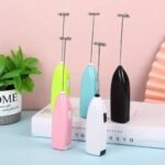 1Pc Stainless Steel Electric Milk Frother, Mini Portable Cappuccino Frother, Kitchen Accessory, Coffee Creamer Mixer, Cooking Gadget (Batteries Not Included) - Image 8