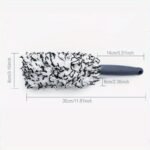 1Pc Microfiber Car Wheel Brush - Pp Handle Tire Cleaning Scrubber - Auto Detailing Rim Dust Remover For Cars, Motorcycles, Trunks - Efficient Vehicle Wash Tool - Image 6